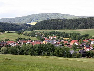 Blick vom Sommerberg auf Bachfeld